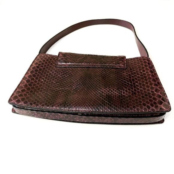 MAURO GOVERNO For SUAREZ NY Snakeskin Purple Bag - Picture 8 of 13